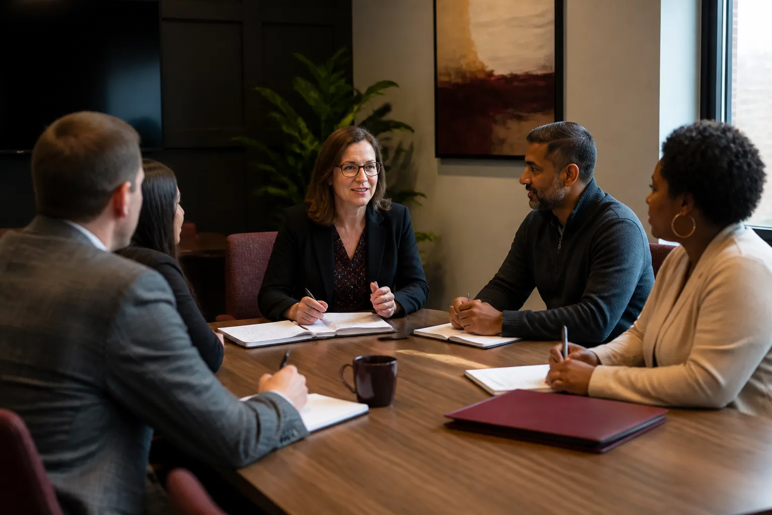 Group coaching session for business owners and teams